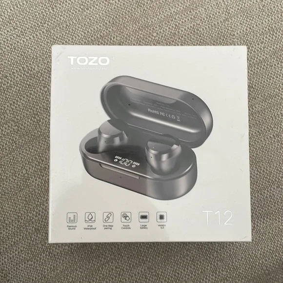 Wireless earbuds TOZO T12 rose gold - Picture 2 of 8
